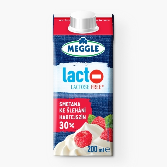Smântână pentru frișcă, fără lactoză, 30% grăsime, 200ml