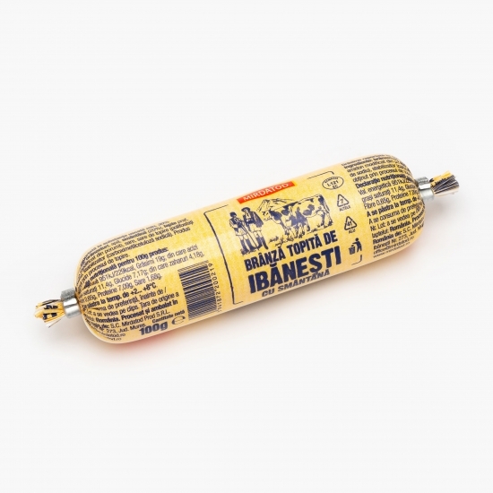 Brânză topită de Ibănești cu smântână 100g