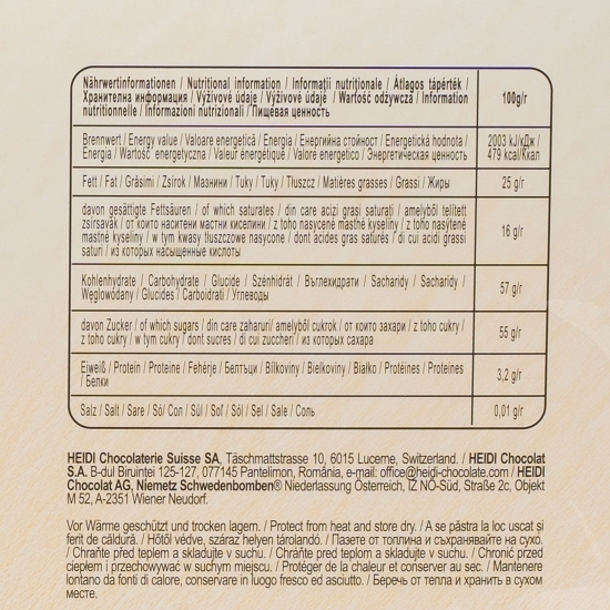 Praline din ciocolată amăruie cu cireșe negre 142g