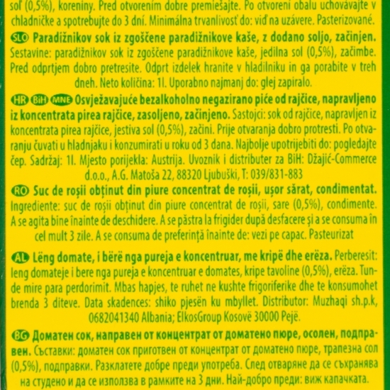 Suc de roșii 1l