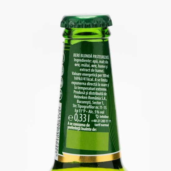 Bere blondă sticlă 0.33l