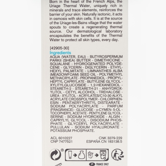 Cremă hidratantă Eau Thermale Rich Water Cream 40ml