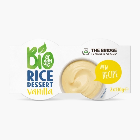 Desert ecologic din orez cu vanilie 2x130g