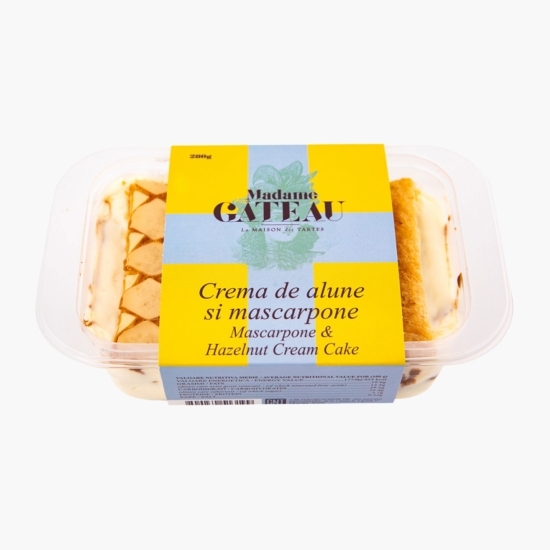 Tort cu cremă de alune și mascarpone, 280g