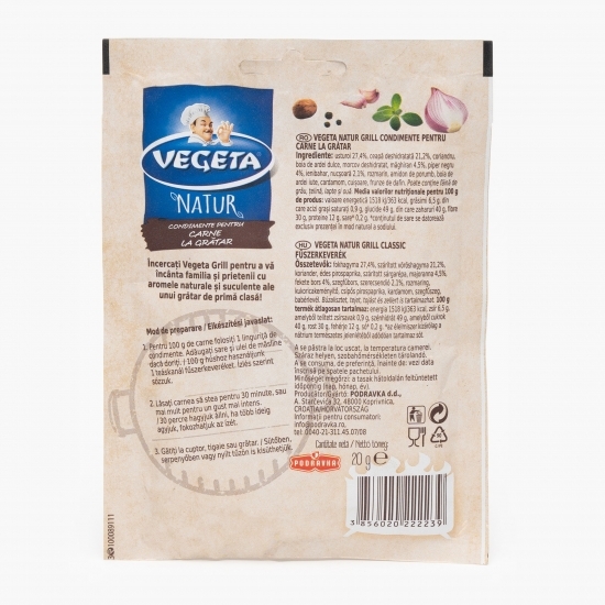 Condimente pentru carne la grătar 20g