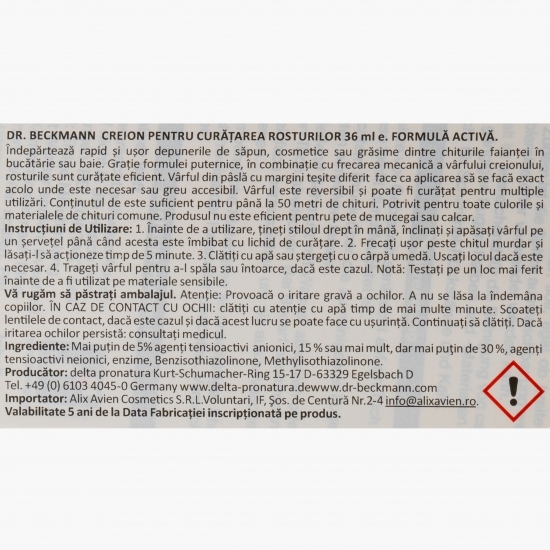 Creion pentru curățarea rosturilor 36ml