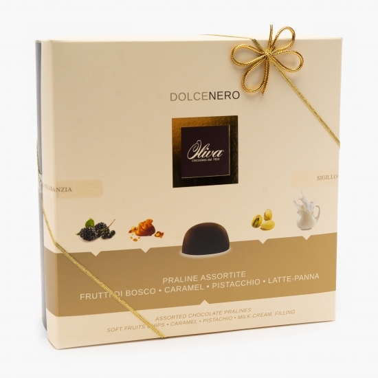 Praline Luxury Dolcenero Mixt (caramel, fructe de pădure, fistic, lapte) 350g