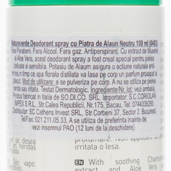 Antiperspirant natural 100ml