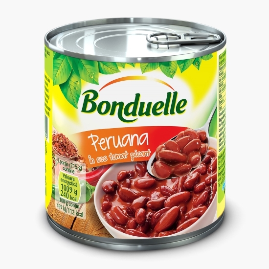 Fasole roșie cu sos picant Peruana 430g