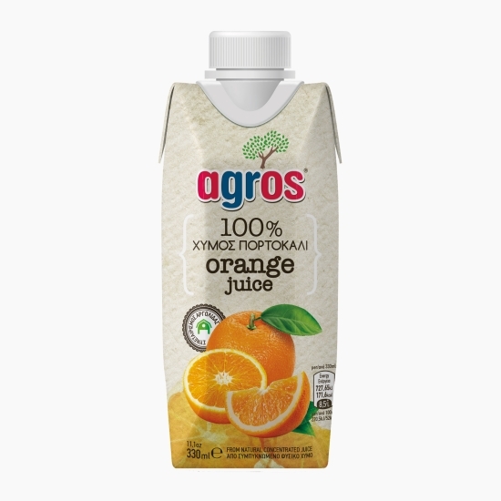 Suc portocale 100%, 0.33l