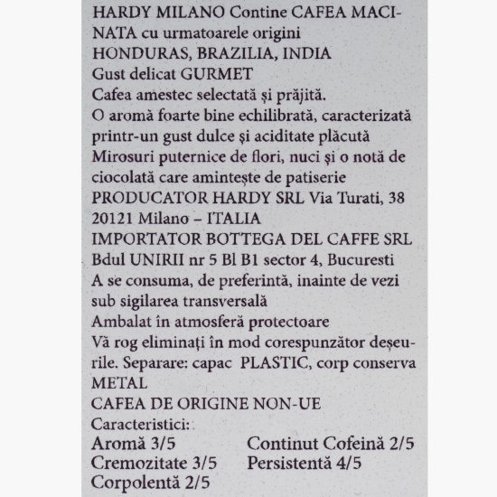 Milano 250g, cafea măcinată 