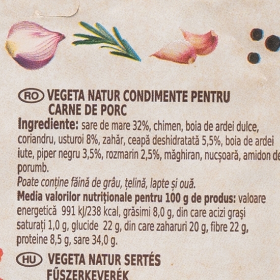 Condimente pentru carne de porc 20g