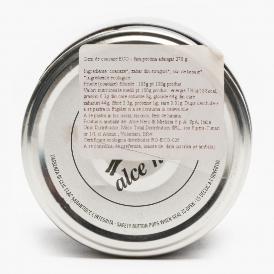 Gem de afine eco, fără pectină adăugată 270g