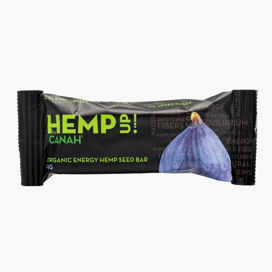 Baton eco din semințe de cânepă cu smochine Hemp Up 48g