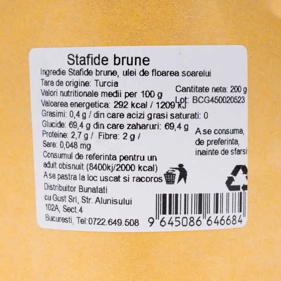 Stafide brune 200g