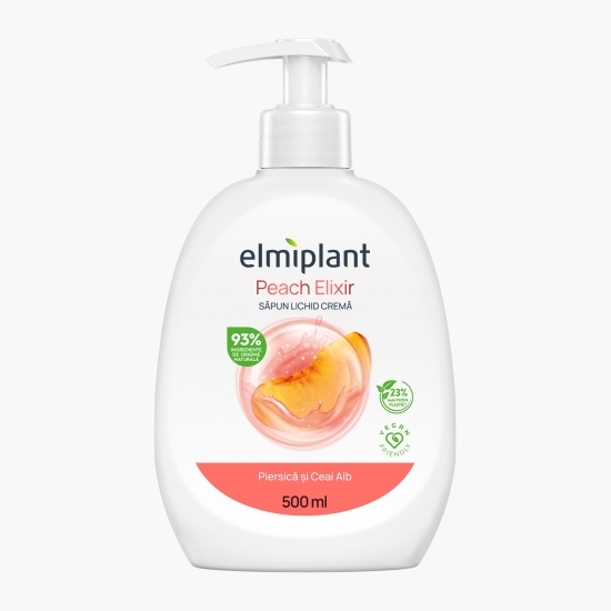 Săpun lichid cremă Piersică & Ceai alb, 0.5l