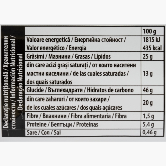 Croissant cu umplutură de vanilie & vișine Double Max 80g