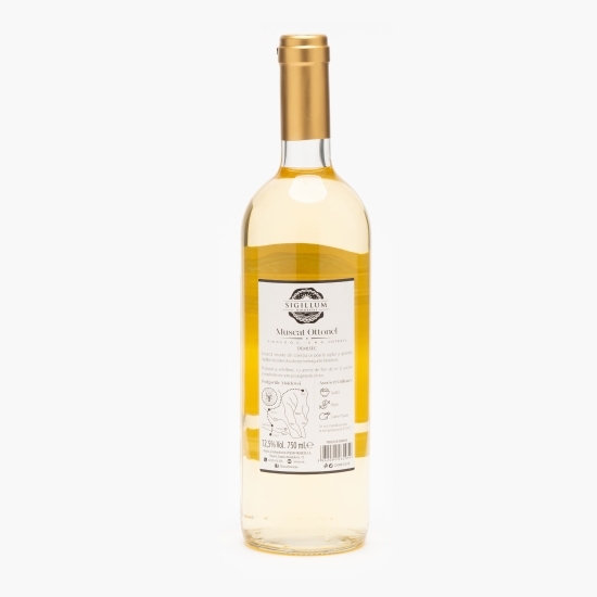 Vin alb demisec Muscat Ottonel, 12.5%, 0.75l