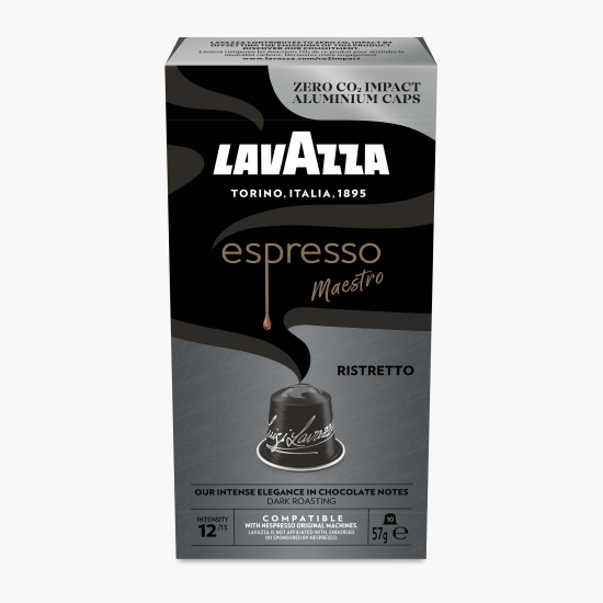 Ristretto, 10 băuturi, capsule cafea compatibile Nespresso