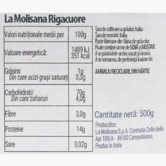Paste Rigacuore 500g