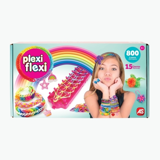 Gherghef pentru împletit cu 800 elastice din cauciuc + 8 accesorii, diferite modele