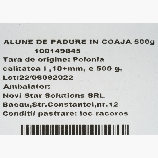 Alune de pădure în coajă 500g