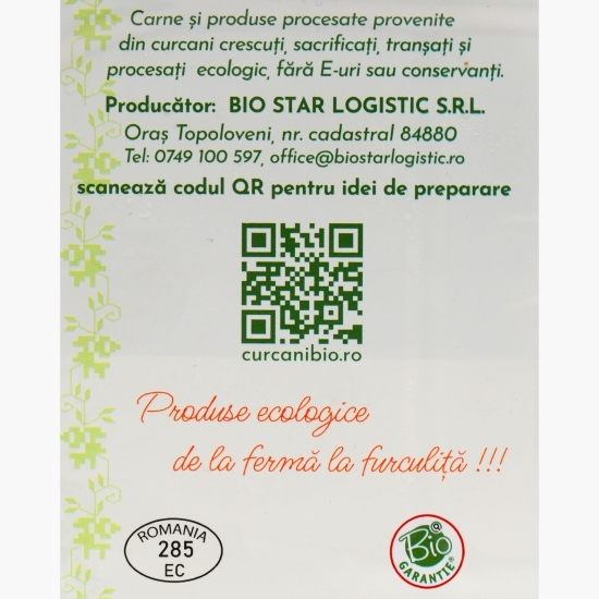 Burgeri de curcan eco 200g