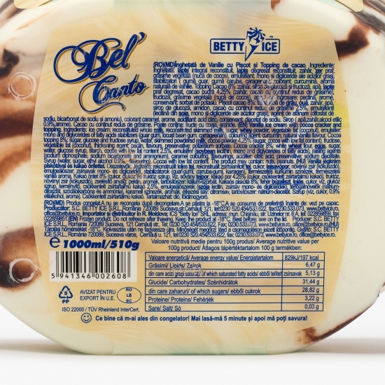 Înghețată tiramisu 510g