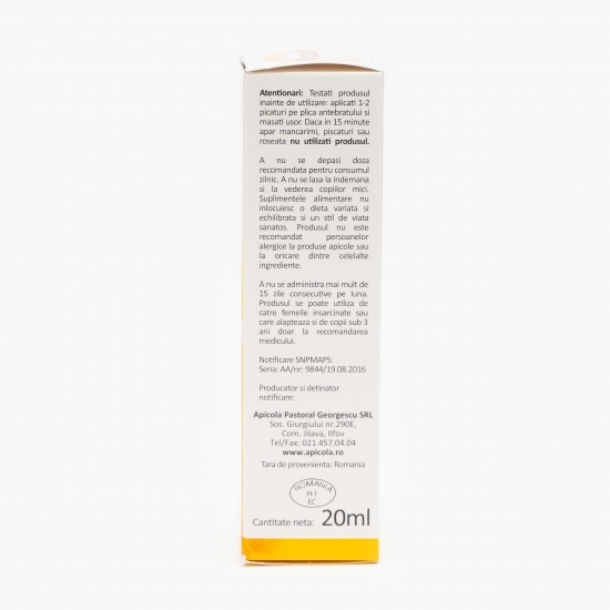 Picături cu propolis „Respirație liberă” 20ml