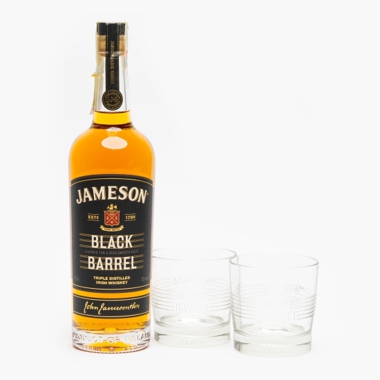 Whisky Irish Triple Distilled 40% alc. 0.7l + 2 pahare