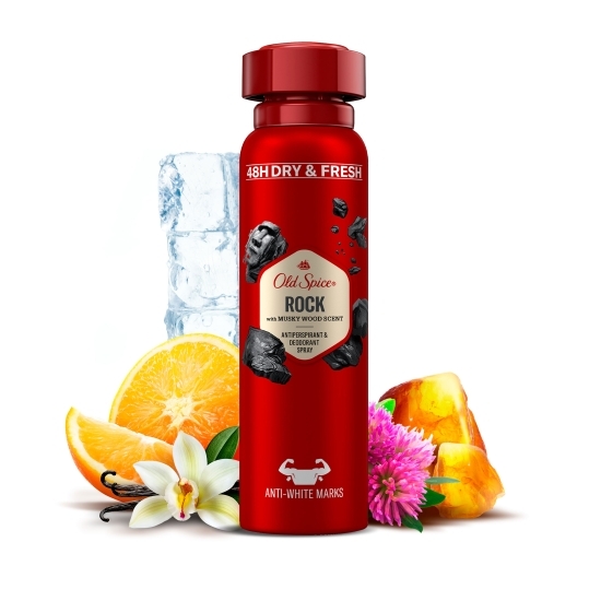 Deodorant antiperspirant spray Rock 150ml