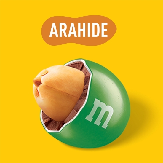 M&M'S - Arahide învelite în ciocolată cu lapte 45g