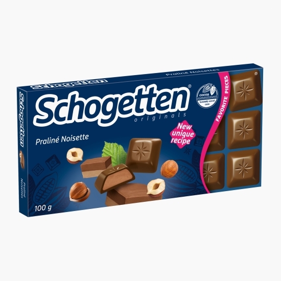 Ciocolată cu lapte umplută cu cremă de nougat 100g