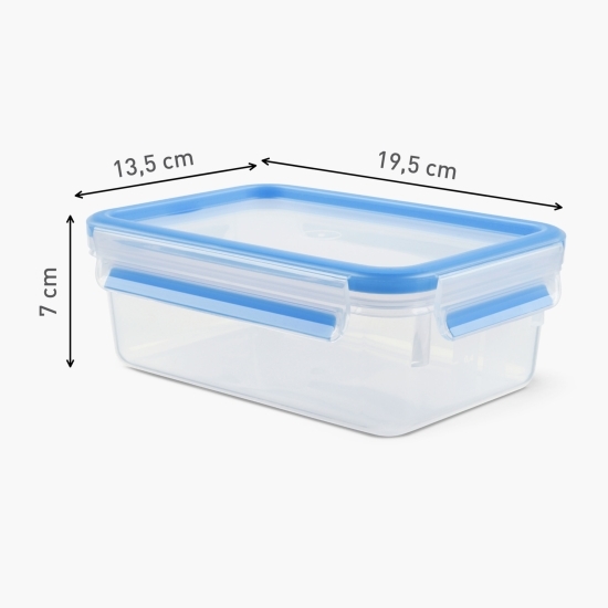 Caserolă Clip&Close, 1l, 100% etanș, compatibilă cuptor cu microunde, plastic