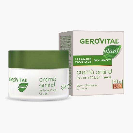 Cremă antirid cu SPF 15 50ml