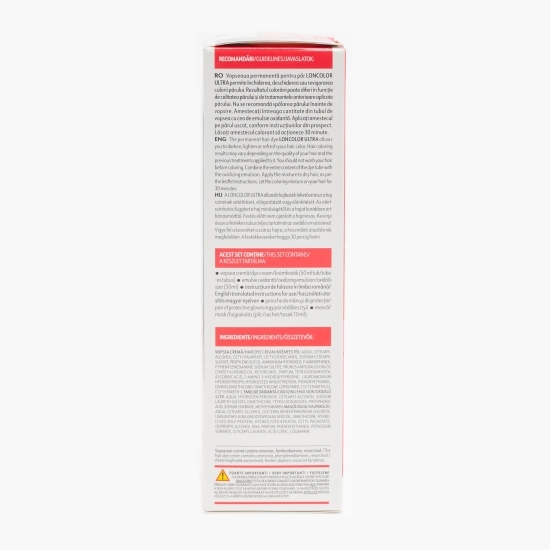 Vopsea permanentă pentru păr Ultra 4 Castaniu mediu 100ml