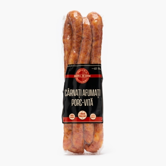 Cârnați afumați cu porc și vită 400g
