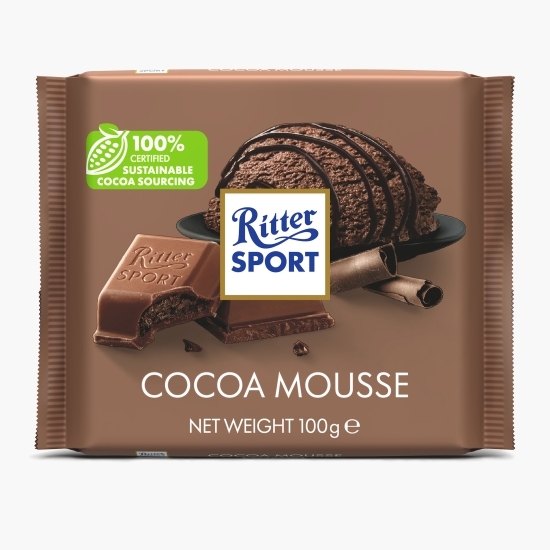 Ciocolată cu lapte umplută cu mousse de cacao 100g