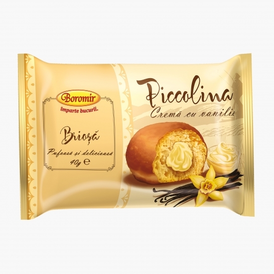 Brioșă Piccolina cu cremă de vanilie 40g