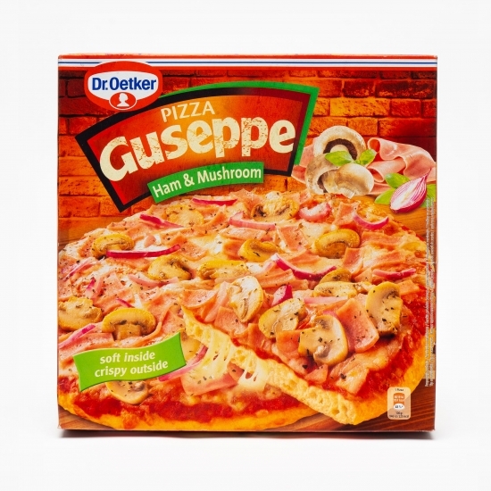Pizza Guseppe șuncă și ciuperci 425g