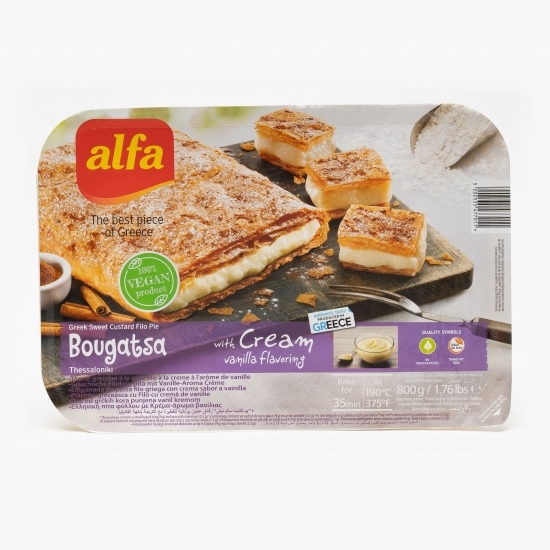 Plăcintă grecească cu vanilie Bougatsa 800g