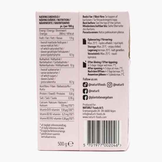 Produs fermentat din migdale cu căpșuni 500g