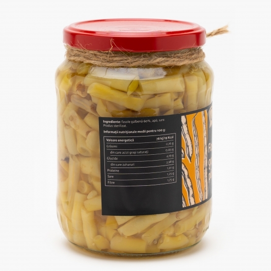 Fasole galbenă păstăi 680g 