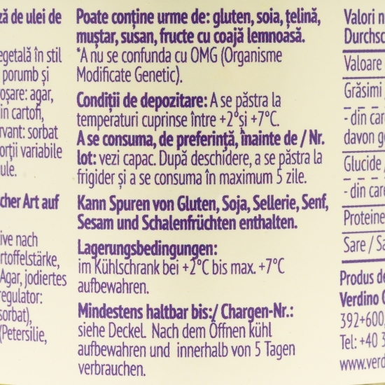 Specialitate vegetală cuburi cu aromă de ierburi 320g