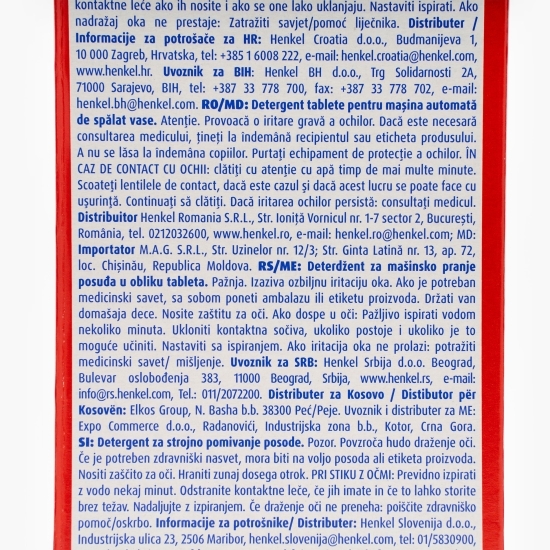 Detergent capsule pentru mașina de spălat vase, All in One, 150 spălări