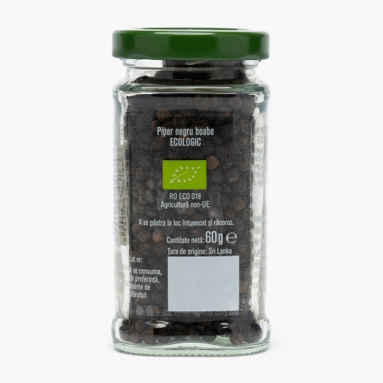 Piper negru boabe eco, 60g