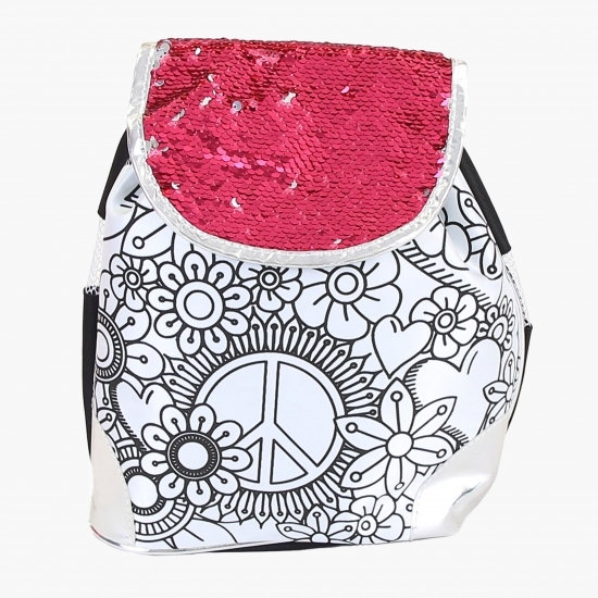 Rucsac Hippie cu 5 markere incluse 5+ ani