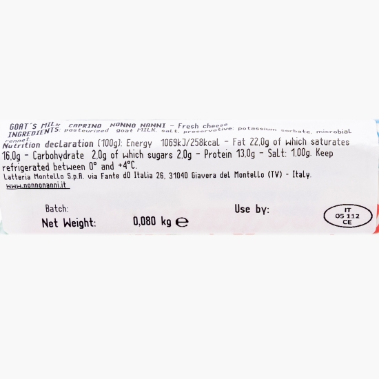 Brânză Caprino din lapte de capră 80g