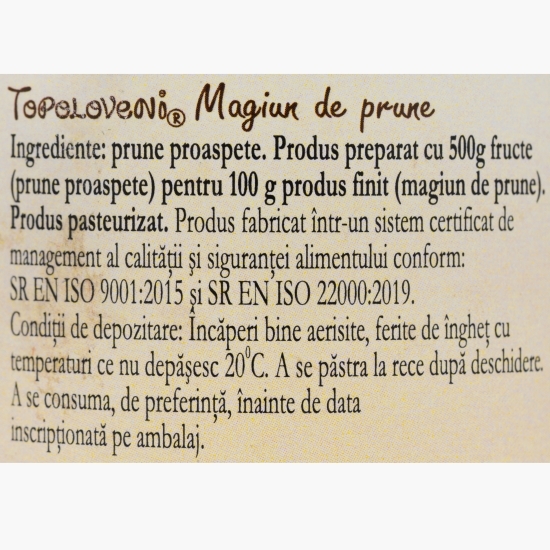 Magiun de prune IGP 230g