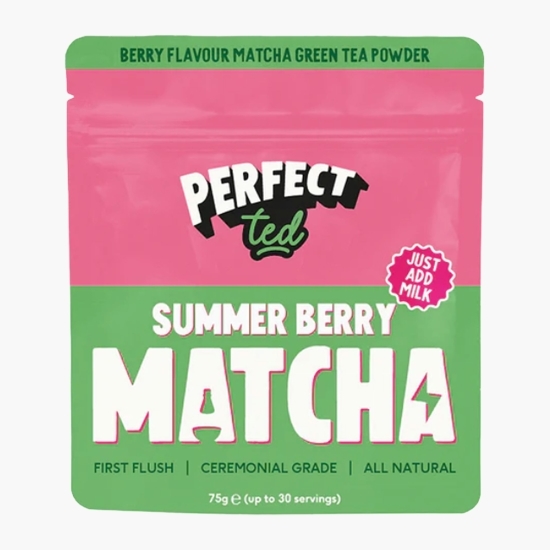 Matcha ceremonială cu aromă de căpșuni, 75g